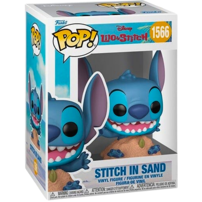 Stitch in Sand Funko Pop 1566 – דמות בלעדית מדיסני לילו וסטיץ’