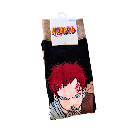 גרבי גאארה Naruto | גרביים מעוצבות בהשראת גאארה מהסדרה נארוטו | מידה 36-46 מבית אנימה מרקט רק ב - https://anime-market.co.il