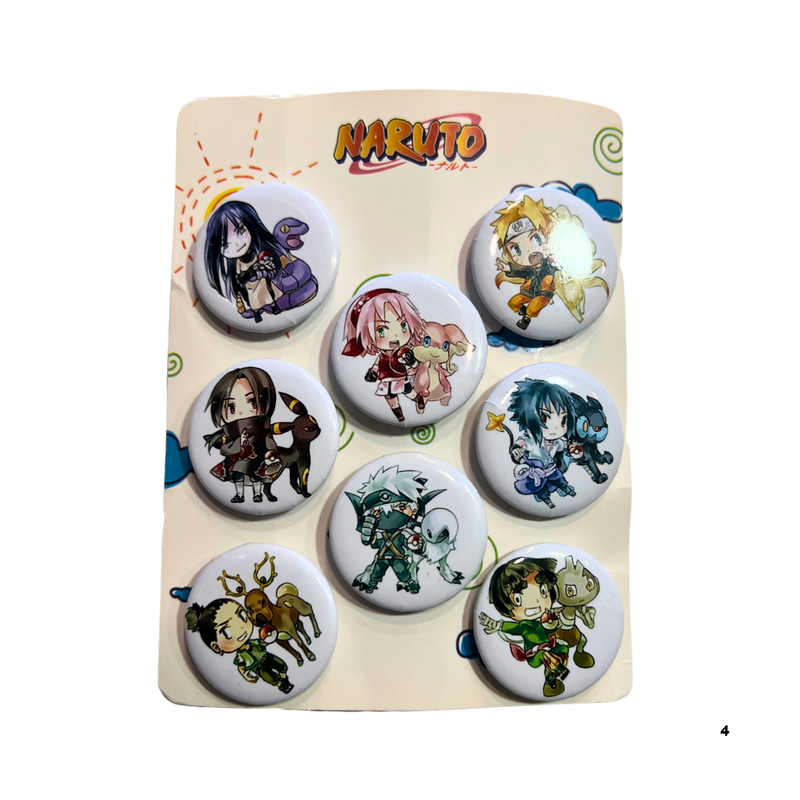 נארוטו - סט סיכות מבית אנימה מרקט רק ב - https://anime-market.co.il