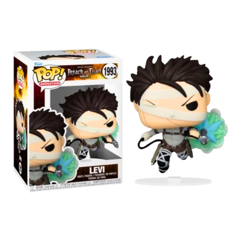 פסלוני אספנות - Funko Pop! מתקפת הטיטאנים – ליווי אקרמן חבוש (Levi with Bandages) #1993 פאנקו פופ https://anime-market.co.il