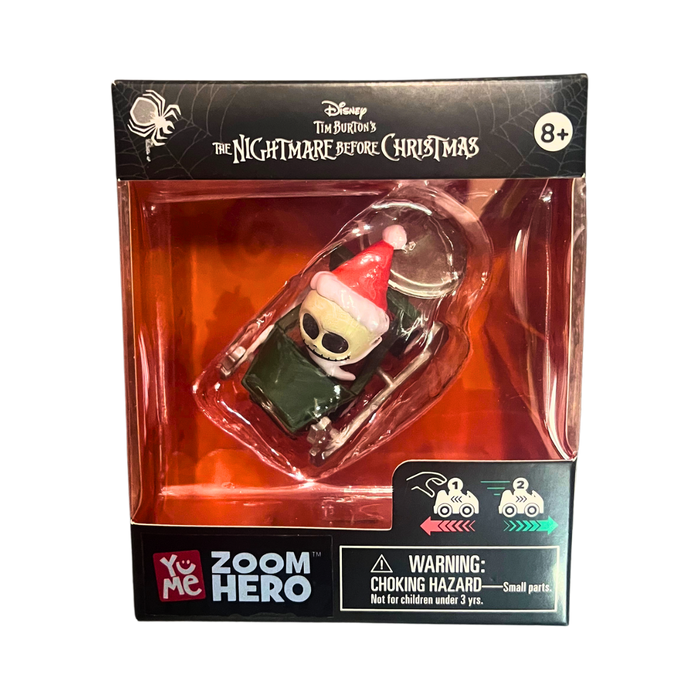 🚗 Jack Skellington כסנטה – Zoom Car מקורי מסדרת YuMe | דיסני Nightmare Before Christmas