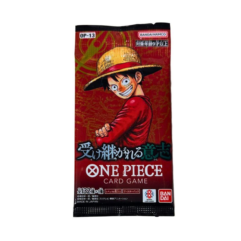 חבילה בודדת One Piece OP-13 – גרסה יפנית מבית קלפים רק ב - https://anime-market.co.il