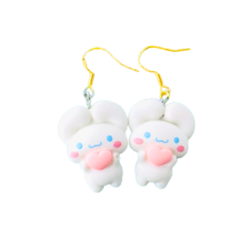 עגילים - עגילי סינמורול – לב ורוד עם סגירת זהב אנימה מרקט https://anime-market.co.il