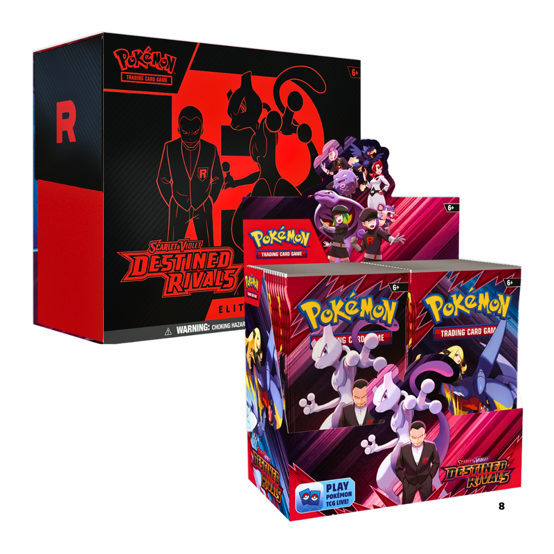 Pokémon Destined Rivals Bundle – Elite Trainer Box ו־Booster Box