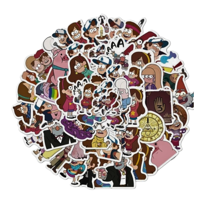 מדבקות - גראווטי פולס - מארז מדבקות אנימה מרקט https://anime-market.co.il