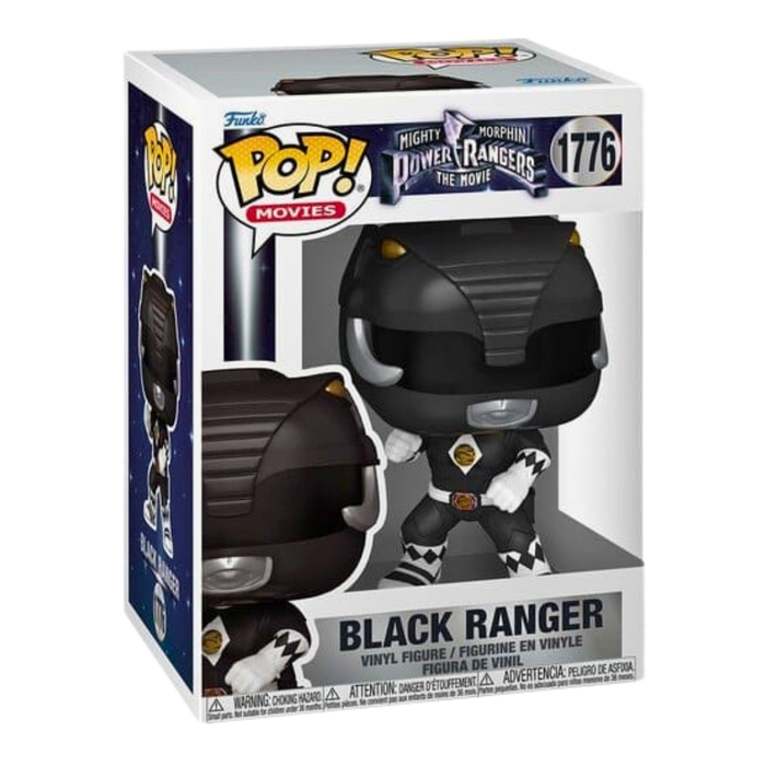 בובת Pop! Black Ranger – פאוור ריינג’רס מהסרט | צבע שחור | מספר 1776