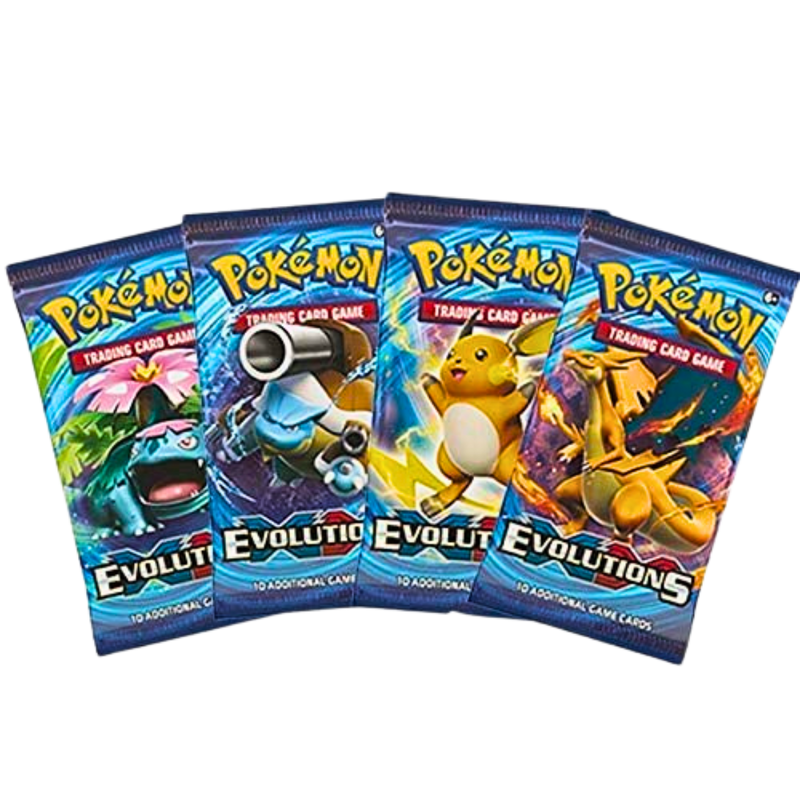 Pokémon TCG XY Evolutions – Art Set | 4 חבילות בוסטר