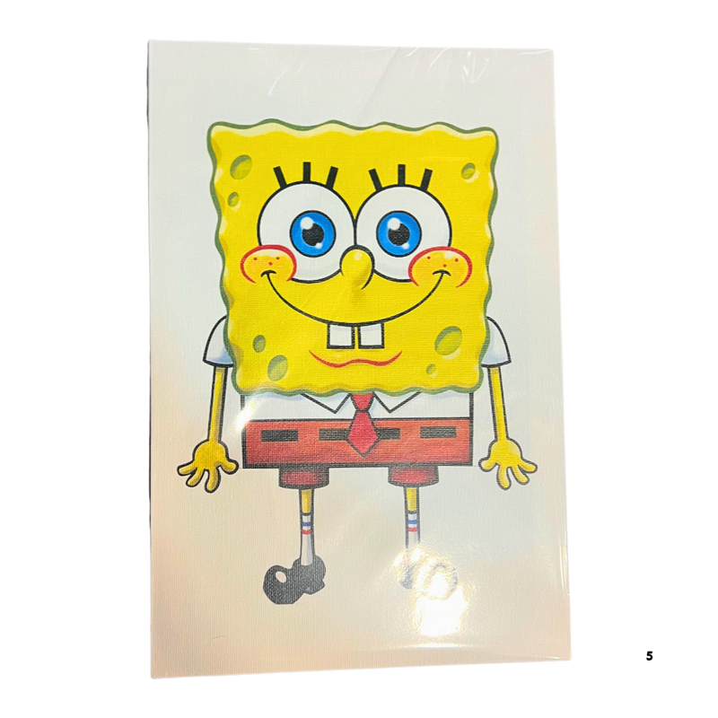 בובספוג - פוסטר מקאנבס מבית אנימה מרקט רק ב - https://anime-market.co.il