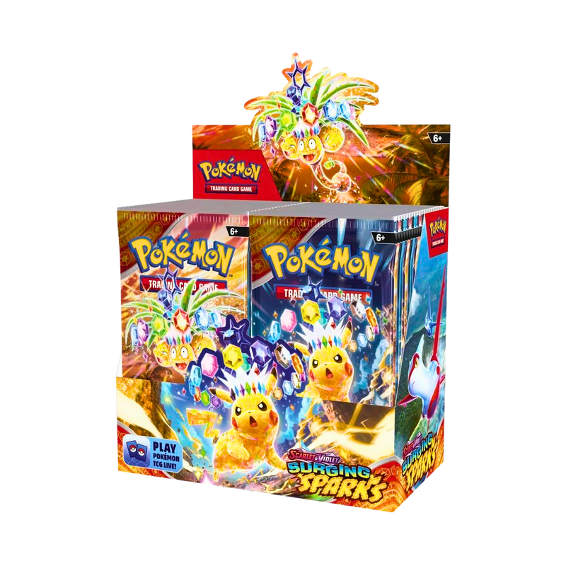 Pokémon TCG Surging Sparks Booster Box – 36 חבילות