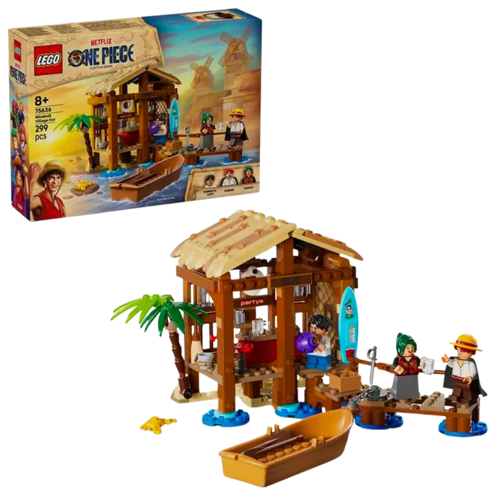 🧱 ערכת לגו כפר טחנת הרוח – Windmill Village Hut | LEGO One Piece #75636