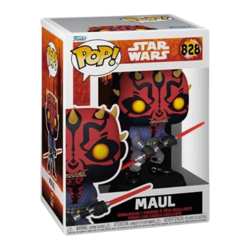 Funko Pop Darth Maul #828 – Star Wars | דמות ויניל דארת’ מאול מלחמת הכוכבים