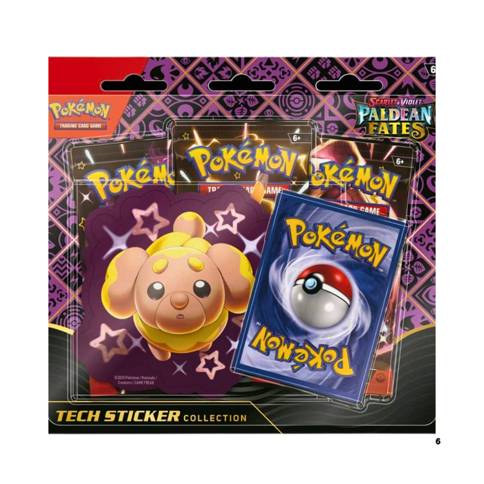 מארז קלפי פוקימון – Paldean Fates Tech Sticker Collection