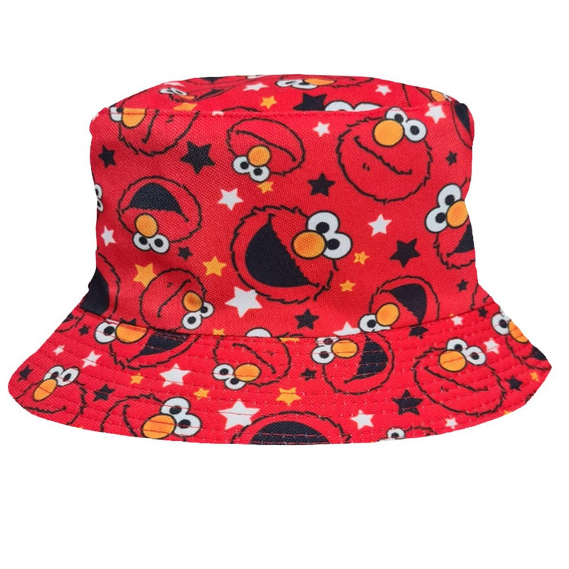 - רחוב סומסום - כובע טמבל אלמו בעיצוב מהמם ברקע אדום אנימה מרקט https://anime-market.co.il