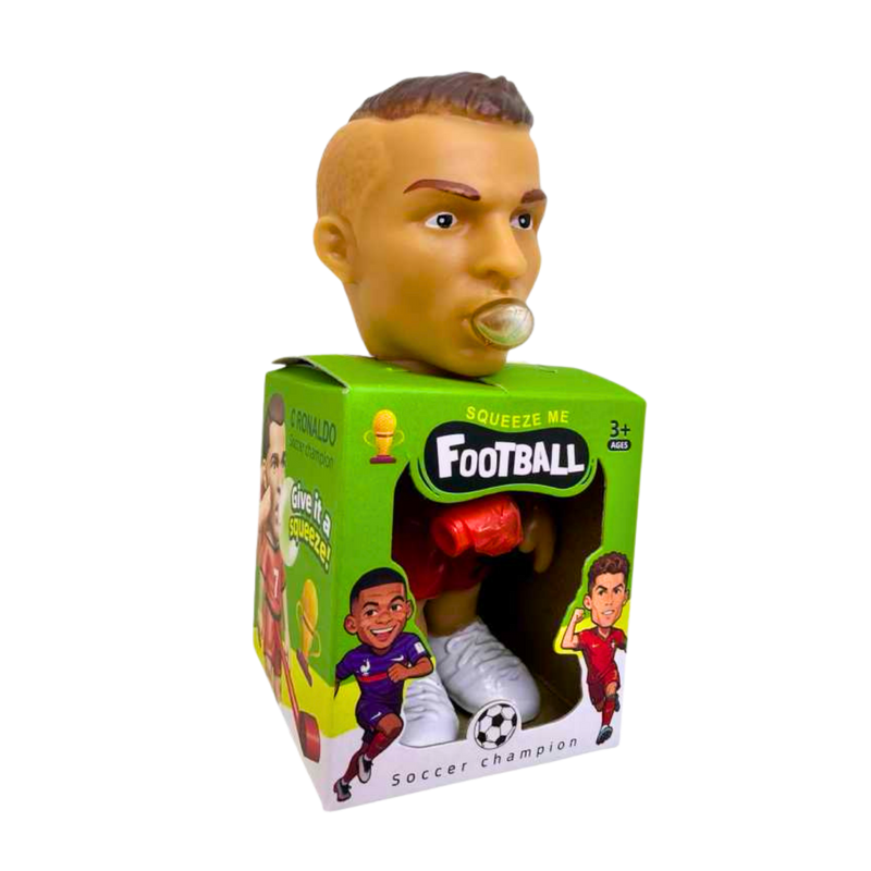 ⭐ סקווישי מפריח בועה – כריסטיאנו רונאלדו (Squeeze Me Football)