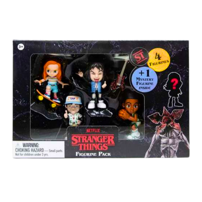 Stranger Things – מארז הפתעה 5 דמויות אספנות | YuMe (דסטין, לוקאס, מקסין, מייק + מסתורי) מבית אנימה מרקט רק ב - https://anime-market.co.il