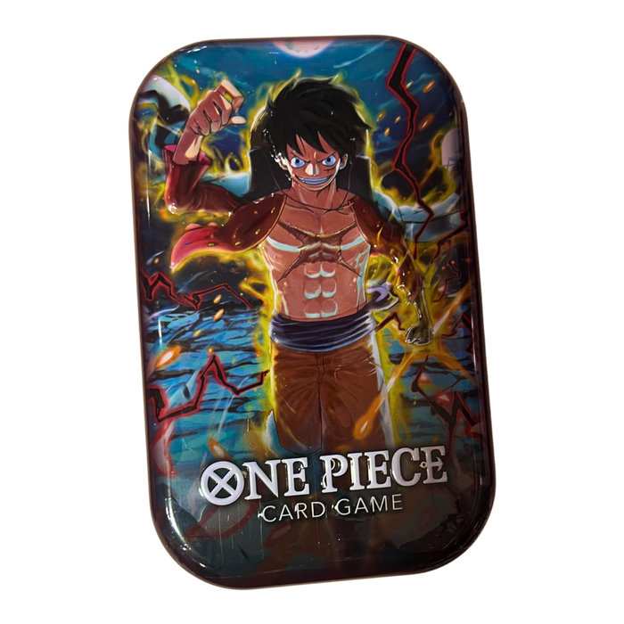 קלפי אספנות וואן פיס (באנגלית) – Monkey D. Luffy - One Piece TCG: Tin Pack Set Vol. 1 TS-01