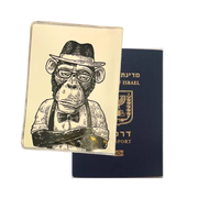 קוף - כיסוי לדרכון מבית אנימה מרקט רק ב - https://anime-market.co.il