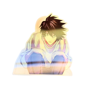 מדבקת תלת-ממד – Light ↔ L (Death Note) מבית אנימה מרקט רק ב - https://anime-market.co.il