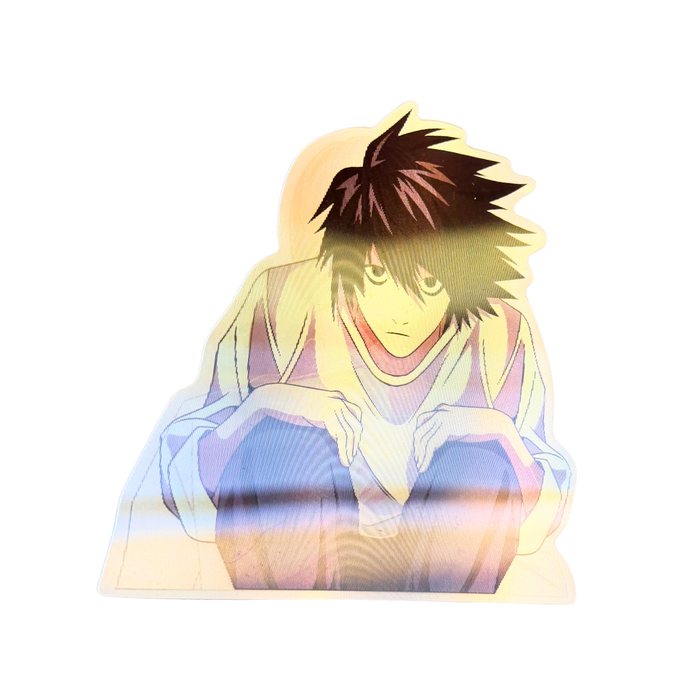 מדבקת תלת-ממד – Light ↔ L (Death Note)
