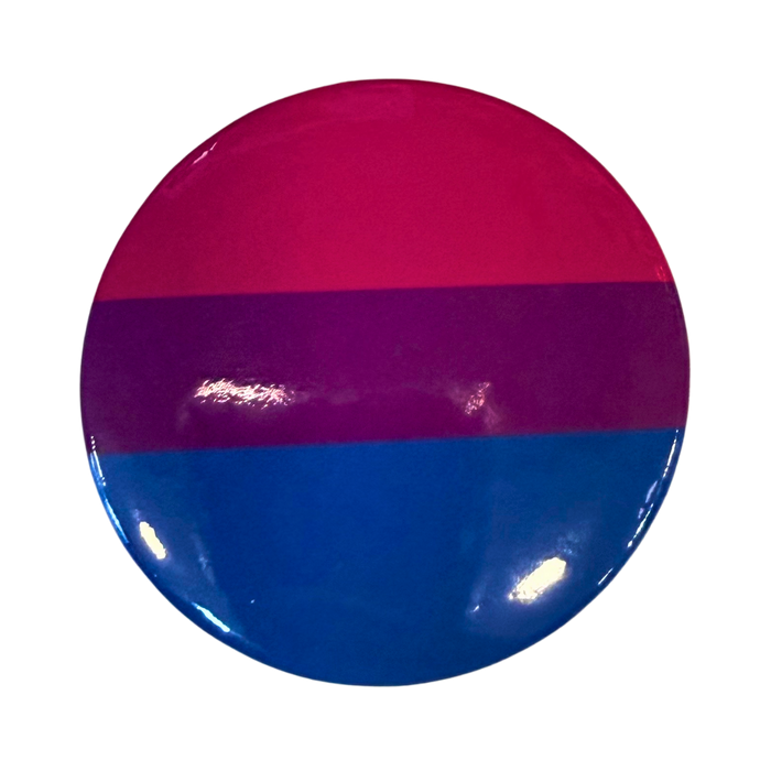 🩷💜💙 דגל הביסקסואליות – סיכת 58 מ״מ