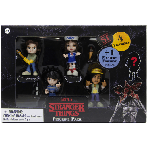 פסלוני אספנות - Stranger Things – מארז הפתעה 5 דמויות אספנות | YuMe (רובין, יונתן, מייק, ארגייל + מסתורי) אנימה מרקט https://anime-market.co.il