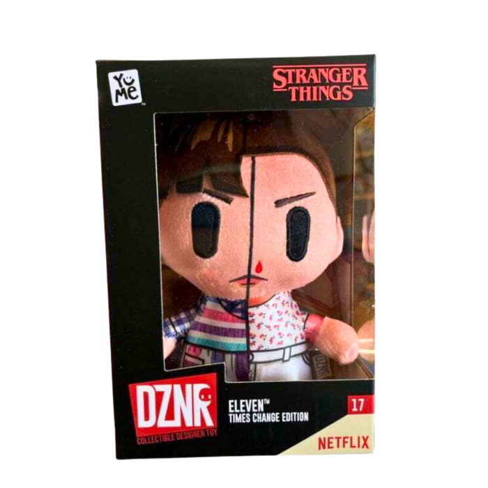 דברים מוזרים – בובת אספנות אילבן 17.8 ס״מ | סדרת DZNR מבית YuMe (Stranger Things Eleven DZNR 17.8cm)