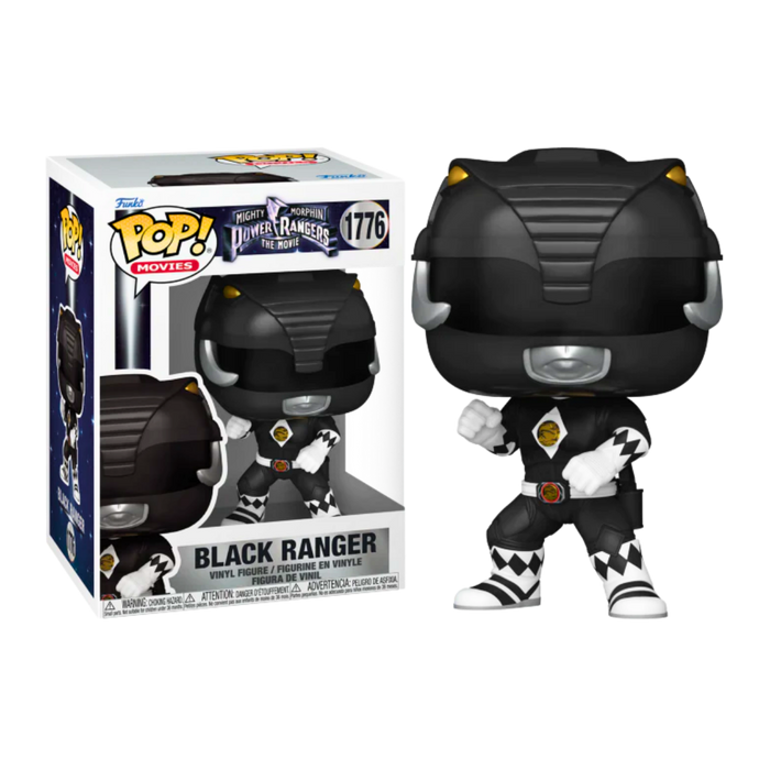 בובת Pop! Black Ranger – פאוור ריינג’רס מהסרט | צבע שחור | מספר 1776