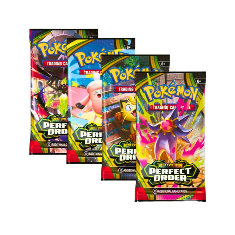 קלפי פוקימון – מארז 4 חבילות Pokemon TCG ME: Perfect Order Art Set