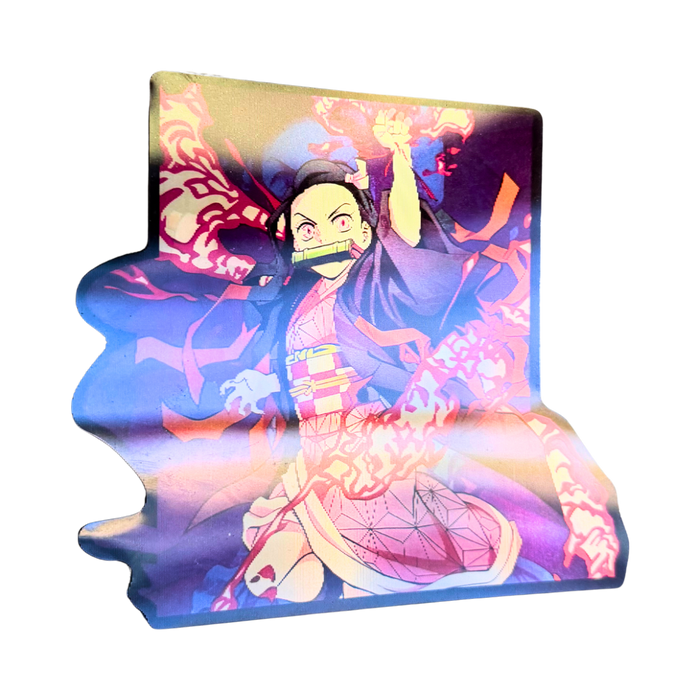 מדבקת תלת-ממד – נזוקו ↔ טוקיטו (Demon Slayer)