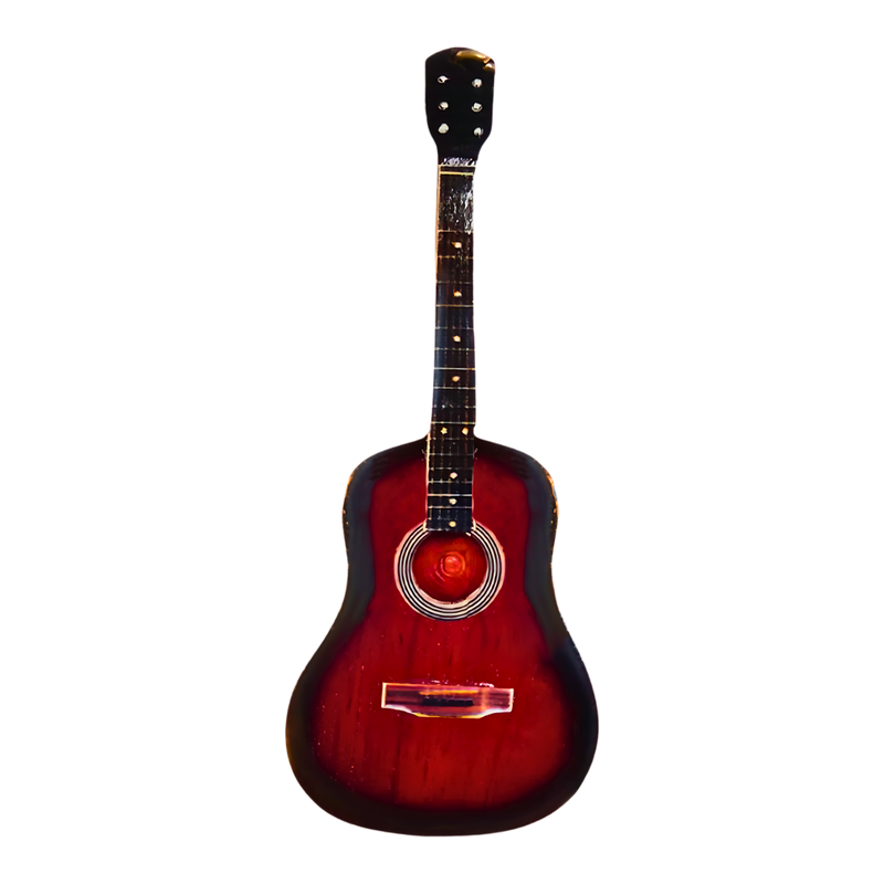 גיטרה אקוסטית אדומה - מחזיק מפתחות מבית אנימה מרקט רק ב - https://anime-market.co.il