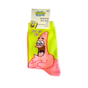 גרביים - גרביים רשמיות של פטריק הכוכב – בובספוג מבית ניקולודיאון מידת ילדים עיצוב ראשון אנימה מרקט https://anime-market.co.il