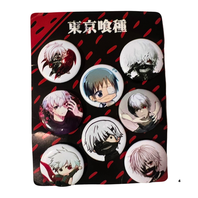 טוקיו גרול - סט סיכות מבית אנימה מרקט רק ב - https://anime-market.co.il