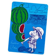 One Piece Natsukomi 2026 – Metakira Luffy Watermelon | קלף פרומו מיוחד לופי אבטיח מבית אנימה מרקט רק ב - https://anime-market.co.il
