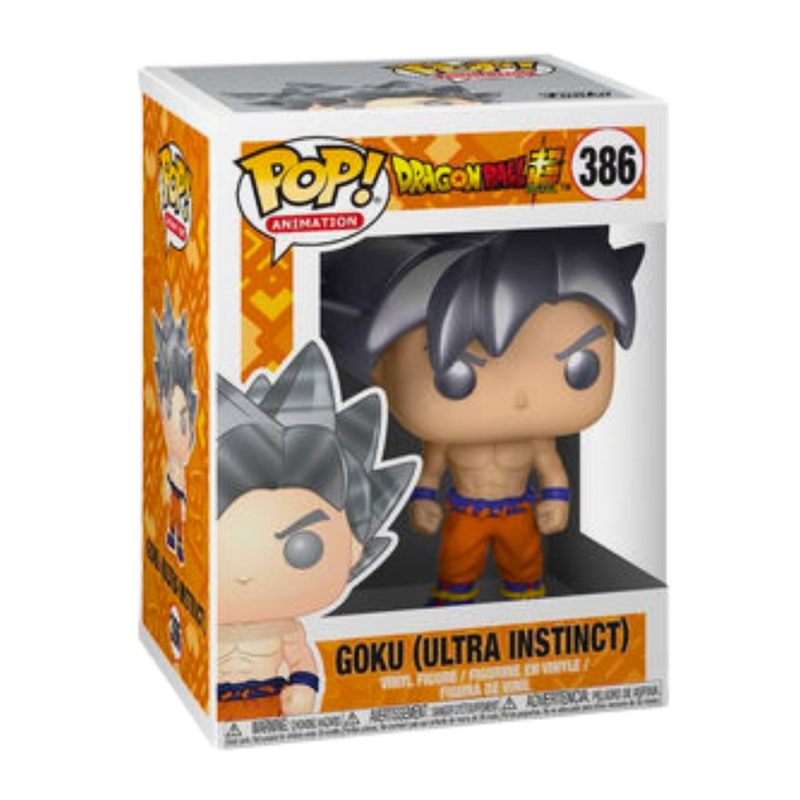 פסלוני אספנות - Funko Pop! Goku – Ultra Instinct | Dragon Ball Super | דגם #386 | בובת ויניל אספנות פאנקו פופ https://anime-market.co.il