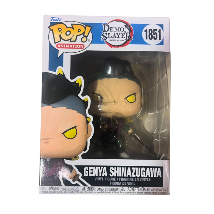 💥 בובת פופ גניה שינאזוגאווה – Genya Shinazugawa Funko Pop #1851 | Demon Slayer