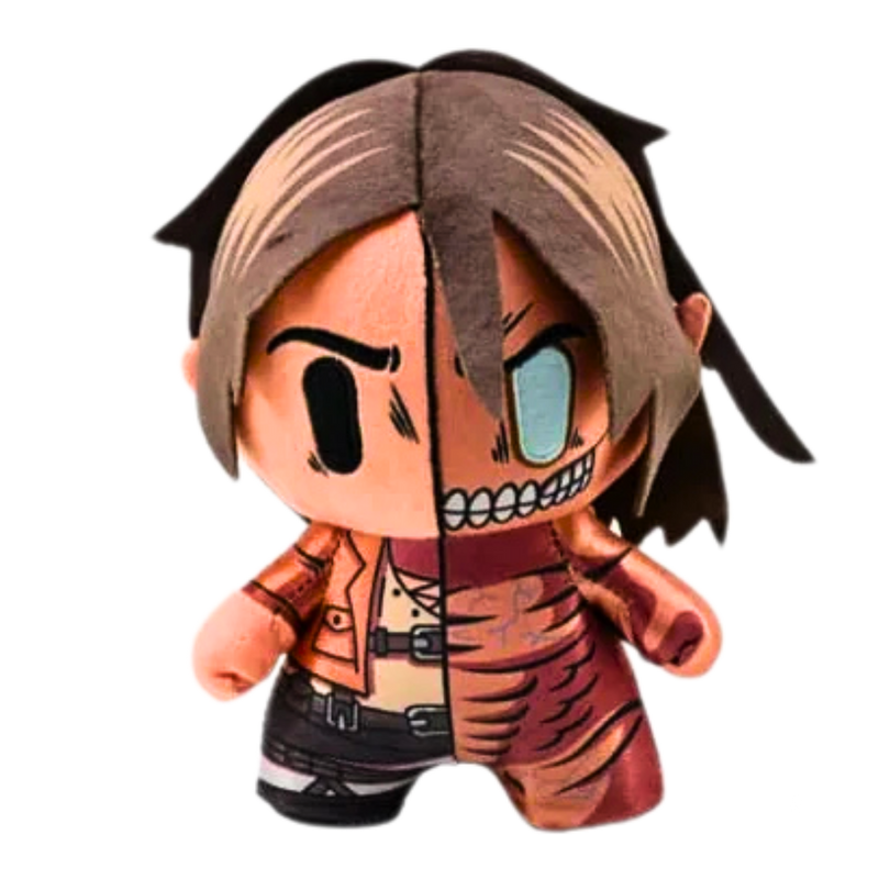 בובת קטיפה Eren Yeager Titan Edition – מתקפת הטיטאנים | YuMe DZNR Collectible מבית אנימה מרקט רק ב - https://anime-market.co.il