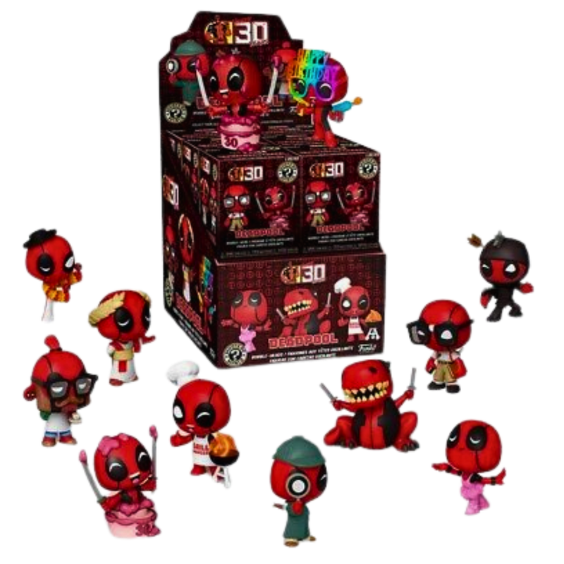 Funko Mystery Minis Deadpool 30th Anniversary דמות ויניל בהפתעה מבית אנימה מרקט רק ב - https://anime-market.co.il