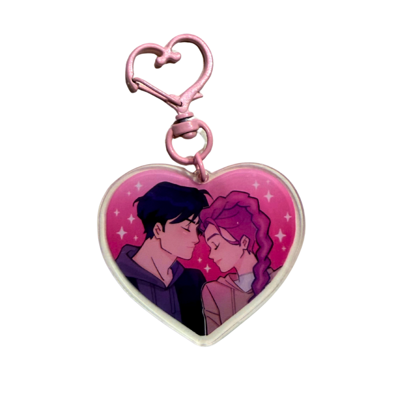 מחזיק מפתחות לב רומי וג’ינו – ציידות השדים של הקייפופ | K-Pop Demon Hunters מבית אנימה מרקט רק ב - https://anime-market.co.il