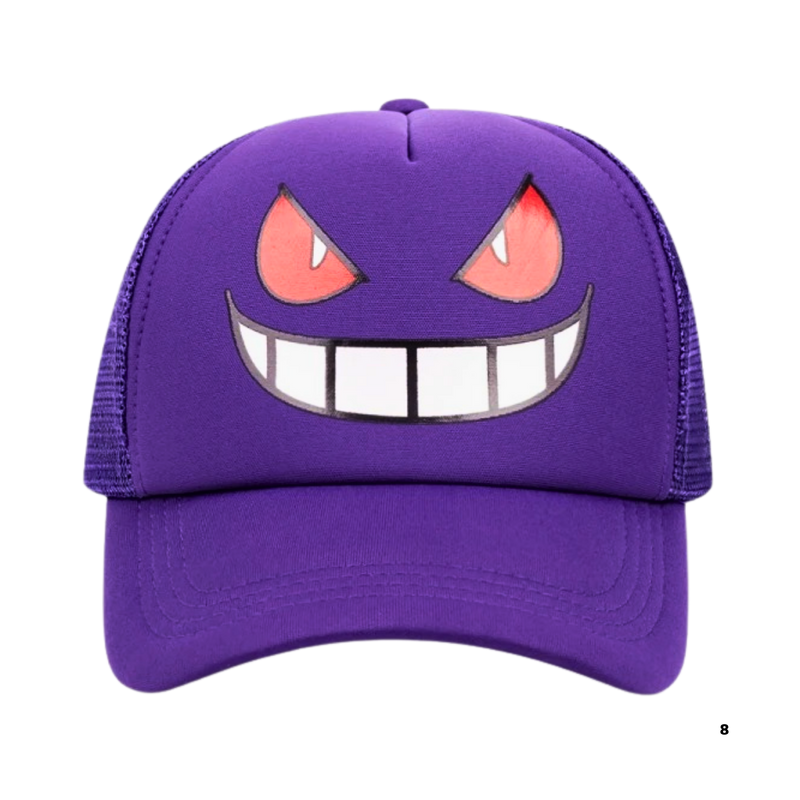 🧢 כובע מצחייה גֶנְגַאר – פוקימון | Gengar Pokémon Cap מבית אנימה מרקט רק ב - https://anime-market.co.il