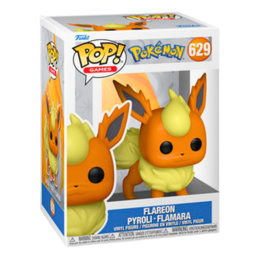 פאנקו פופ - בובת Funko Pop! Games: Pokémon – Flareon #629 אנימה מרקט https://anime-market.co.il