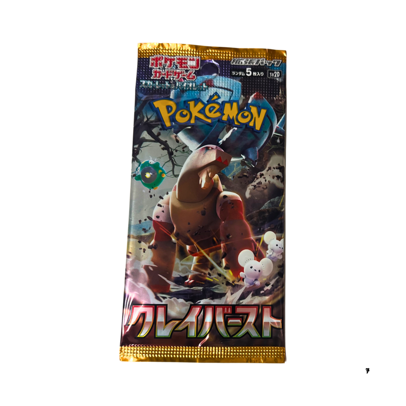 קלפי פוקימון יפניים – Clay Burst Booster Pack מבית קלפים רק ב - https://anime-market.co.il