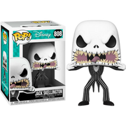 פסלוני אספנות - בובת פופ ג’ק סקלינגטון – Funko Pop! The Nightmare Before Christmas #808 (Scary Face) פאנקו פופ https://anime-market.co.il