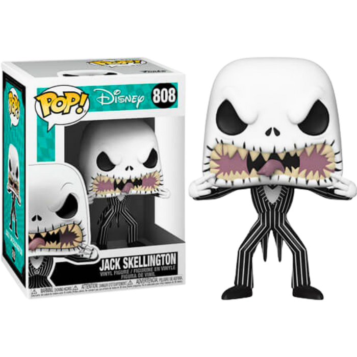 בובת פופ ג’ק סקלינגטון – Funko Pop! The Nightmare Before Christmas #808 (Scary Face)