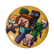 סיכות - סט סיכות מיינקראפט – כל הדמויות יחד (58 מ”מ) העיצוב הראשון אנימה מרקט https://anime-market.co.il