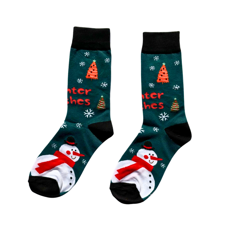 גרביים - חג המולד - איש השלג זוג גרביים אנימה מרקט https://anime-market.co.il