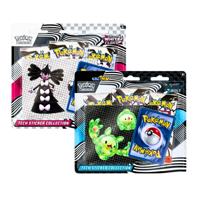 ❄️ Pokémon TCG – White Flare Tech Sticker Collection (3 חבילות)|