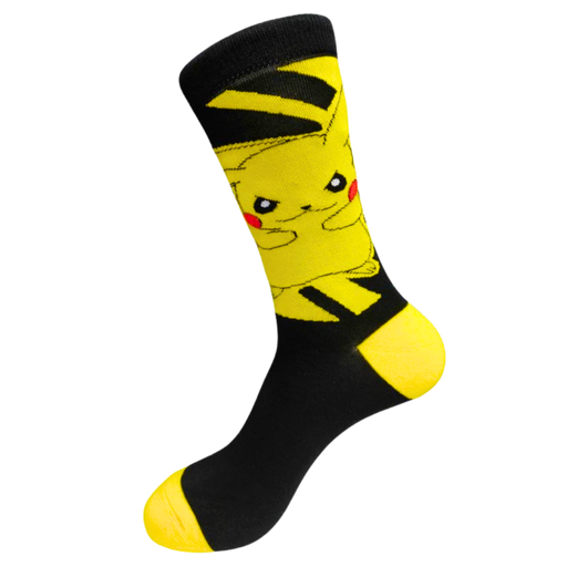 גרביים - גרבי פוקימון עם פיקאצ’ו – גרביים לילדים ומבוגרים | מידה 35-44 אנימה מרקט https://anime-market.co.il