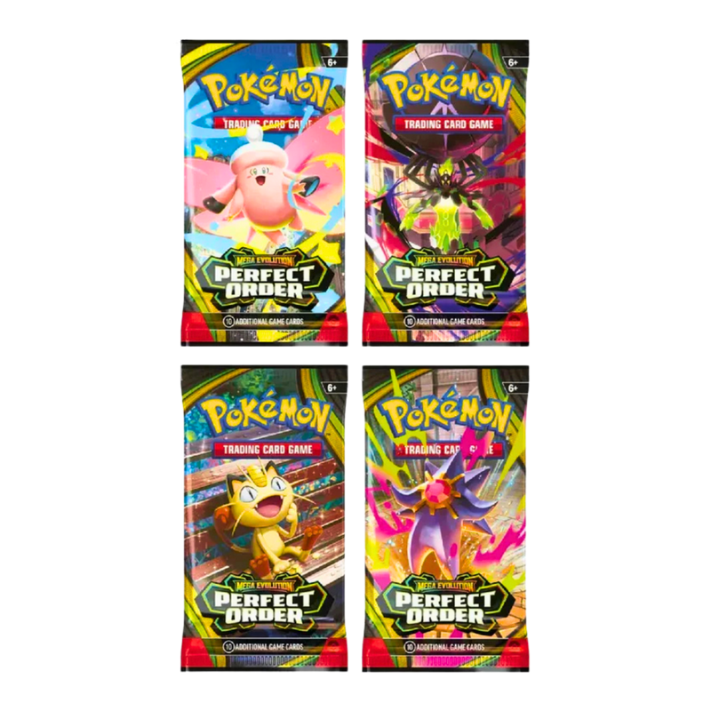 קלפי פוקימון – מארז 4 חבילות Pokemon TCG ME: Perfect Order Art Set