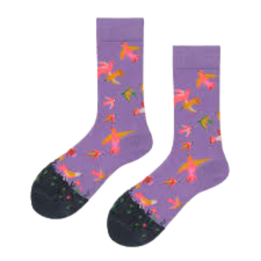 גרביים - גרביים מעוצבים – הדפס ציפורים | מידה אחידה (35–44) אנימה מרקט https://anime-market.co.il