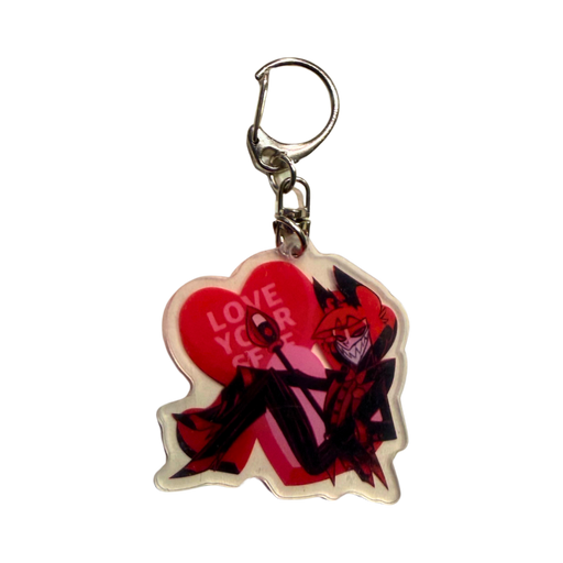 מחזיקי מפתחות - מחזיק מפתחות אלאסטור – הדמון רדיו | Alastor Hazbin Hotel אנימה מרקט https://anime-market.co.il